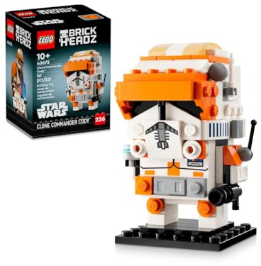 LEGO Star Wars 40675 - Revenge of The Sith Clone Commander Cody BrickHeadz - Baubare Figur mit authentischem Zubehör