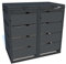 MBOX24 Classic Mülltonnenbox für 2 Mülltonnen (120L) aus verzinktem Stahl, 2er Metall Mülltonnenverkleidung in Anthrazit, robust & wetterfest