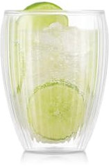 Bodum Pavina Lot de 2 verres à double paroi avec baleines 320 ml