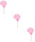 Cabilock 3St Schaumlutscher kindergeburtstags Dekoration kinderparty mitgebsel Lutscher-Baumschmuck Wirbel-Lutscher-Stütze grüne Süßigkeiten Party-Süßigkeiten-Dekoration Lutscher-Requisite