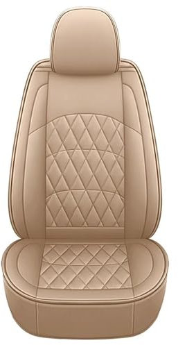 FULUSIC Sitzbezügesets Für Navara D40 Für Qashqai J11 Für März Für Juke Für X Trail Für T32 Für Patrol Nach Maß Sitzbezug Autositzbezüge(Beige 1set)
