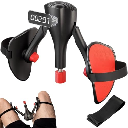 Entraîneur de plancher pelvien à résistance réglable avec compteur, maître de cuisse de 45 kg pour exercices intérieurs de cuisse, hanches et Kegel, équipement d'entraînement à domicile pour homme et