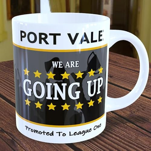 Port Vale Promotion Mug Promoted to League One 2025 Souvenir Cup