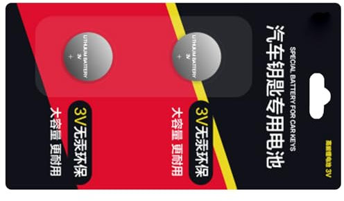 2032 3V Lithium Coin Battery 2 Pack Weight Scale and Key Fob Weight