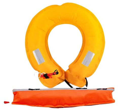 Rettungsring – Schwimmgürtel für lebenslange Lebensdauer, ergonomisches Schwimmgerät | Schwimmring für Schwimmbecken mit hoher Sichtbarkeit, Notfallrettungsgerät für die Navigation