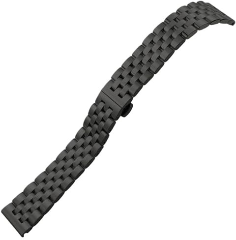 Correa de reloj de metal universal Matretería Smartwatch Banda de reemplazo curvado Correa de reloj de acero inoxidable