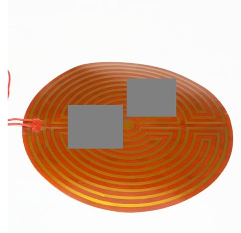 160mm 110W 12V DC Flexiable Round Eeletric Polyimide Film Heater Heating