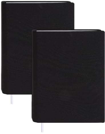 GLOBLELAND 2 Pcs Black Elastic Cloth Book Covers with Ribbon 9x11 Washable Book Protective Cover Up to 10x12.5 Adjustable Sleeve Paperback Protector for Notebook Bible Planner Hardcover