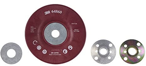 Plateau rigide bombé 3M Cubitron II , 115 mm, Filetage M14 et 5/8, 1 plateau / carton