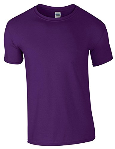 Gildan Mens Short Sleeve Soft-Style™ T-Shirt (M) (Heather Purple)