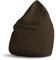 Lumaland Sitzsack Luxury XL Plus 85x65cm | Microvelours Beanbag mit extra weichem & robustem Stoff | Für Erwachsene & Kinder| Ideal geeignet für Kinderzimmer | Sessel & Stuhl Bean Bag [Braun]