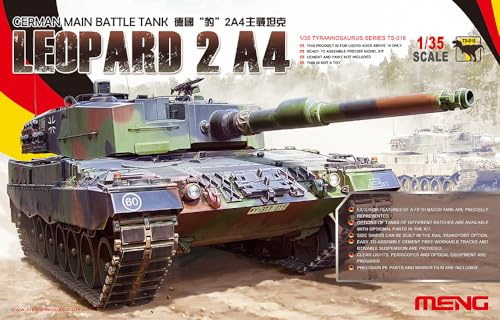 Meng Model 1:35 German Main Battle Tank Leopard 2 A4 Kit (Multi-Colour)