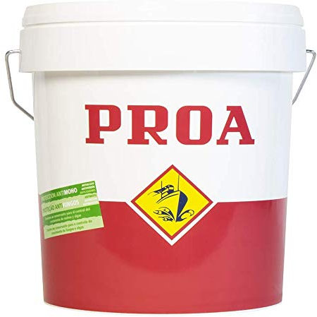 Proa. Vernice plastica satinata Proa antimuffa, da conservare. 15 l.
