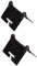 Boot Schlauchboot Trailer Spanngurt Dollbord Heckmontage Protektoren 2 Pack