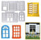OOTSR 5 Stanzschablonen Metall für Scrapbooking, Fenster Prägeschablonen Stanzformen für Kartenherstellung, Scrapbooking, Karten, Alben, Papierkarten, Basteln, Dekoration, Geschenke