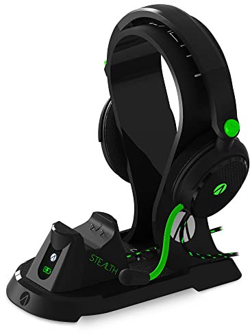 STEALTH SX-C160X Series S/X Gaming Station - Casque Gamer, Support pour Casque, Base de Rangement, Station d'accueil pour Le Chargement, Batterie Haute capacité et câble de Lecture et de Charge USB-C