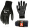 Vgo... 5 Paare Arbeitshandschuhe, PU-Beschichtung auf Polyester, Garten und Arbeitshandschuhe, Multifunktional (PU2103)