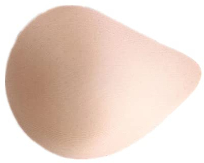 Sibrawom Brustprothese aus Baumwolle, spiralförmig, leicht, für Brustkrebs, Einlagen nur ein Stück, links, Klein