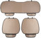 Auto Accessori Lupex Coprisedile Seduta 3 pezzi Universale Auto | Protezione Sedile 2 Anteriore e 1 Posteriore | Protector Comfort Automotive Cuscino Interni (Silk Ice Beige)