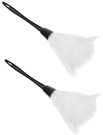 LALAFINA 2pcs Halloween Spider Hat Miniature Duster Prop Halloween Broom Decorative Maid Duster Party Duster Prop Duster Keyboard Halloween Plume Duster Turkey Duster Washable Child Remover