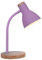 BEL AIR HOME - Lampada Flexo ARGOS E-27, Legno Nero | Illuminazione Studio, Lavoro, Lettura | Braccio Flessibile | Perfetta per Studenti, Professionisti (LAMPADINA NON INCLUSA) (VIOLA)