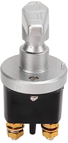 Akozon Interruttore Staccabatteria Nominale in Lega di Zinco Rame 12V 500A con Protezione Impermeabile Universale per Auto, Barche e