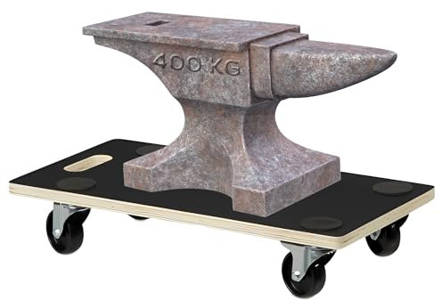Tronitechnik® Rollbrett Transportroller rutschfest 400 kg Tragfähigkeit,Möbel Transporthilfe für Umzug | Transport Rollbrett für Umzug & Werkstätten - Rollbretter Transport für Out- & Indoor,Siebdruck
