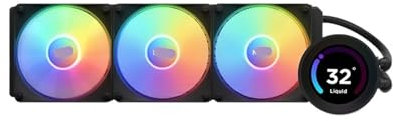 Elite 240/280/360mm RGB all-in-one water-cooled computer host CPU cooler (Color : Elite RGB 360 black)