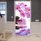 Türtapete Selbstklebend 77x200 cm Türfolie Selbstklebend Orchidee Türaufkleber Türposter Steinblume Türsticker Fototapete 3D Effekt für Schlafzimmer Wohnzimmer Küche A7392