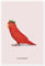 Strawbirdy Poster von Jonas Loose 70 x 100 cm Wandbilder Wanddeko