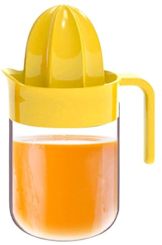 Juicer - Fruit Squeezer, Manual Juicer, Leak-proof Juice Rotary Press with Handle, Manual Hand Press, Juicer, Hand Press, Juice Jug for