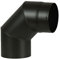 Curva a 90° Verniciata per Fumisteria – in Acciaio al Carbonio SP. 20/10- per Stufe a Legna – Diametro 130mm