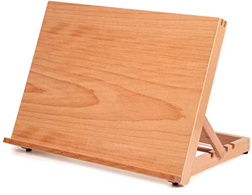 COOZEE 5-Position Wood Drafting Table Easel Drawing and Sketching Board, 42cm by 31cm