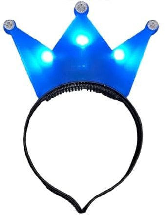 LED-Blinkendes Kronen-Stirnband, Partygeschenk für Geburtstag, Brautparty, Urlaub, Hochzeit, Party