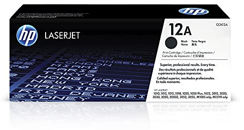 HP 12A (Q2612A) Schwarz Original Toner für HP Laserjet 1010, 1020, 1022, 3015, 3050, 3055
