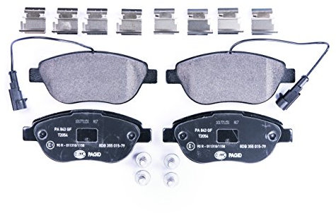 HELLA PAGID 8DB 355 015-791 Kit pastiglie freno,T2054,Spessore,18.2mm,Sistema frenante,Bosch,con segnalatore usura integrato,per es. ABARTH / FIAT / OPEL / VAUXHALL