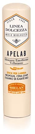 Helan, Apelab Stick, Cacao Labios Secos y Agrietados, Bálsamo Labial con Manteca de Karité BIO Hidratante y Emoliente - Manteca de Cacao con Cera de Abeja para Piel Suave y Sedosa - 4.5 ml
