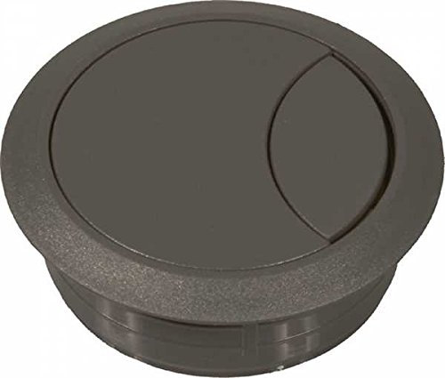 ToniTec Kabeldurchlass Kabeldose Kabeldurchführung Kunststoff 60mm 80mm Dunkelgrau