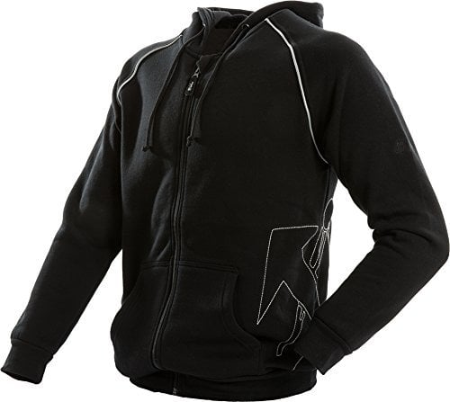 Job Hoodie-Sweatjacke DACHDECKER mit Zunft-Emblem schwarz 5898 (L)