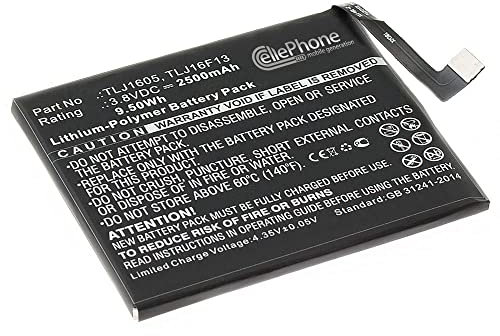 cellePhone Akku Li-Polymer kompatibel mit Blu R1 HD (Ersatz für TLJ1605)