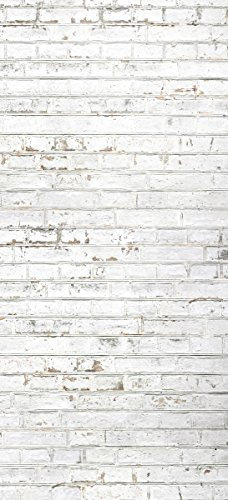 Eurographics, Papier, DD-DT80077 Light Brick Wall 92x202 Türtapete, 202 x 91 x 0.1 cm
