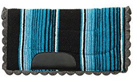 Weaver Leder Pony Filz gefüttert Navajo Sattel Pad, blau