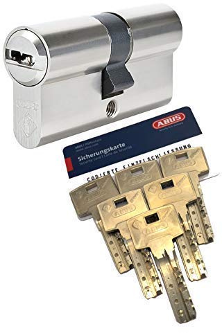 ABUS Bravus.4000 Doppelzylinder mit BZD u. N+G, Länge (a/b) 45/45mm (c=90mm), mit 6 Schlüssel, nach DIN EN1303, Angriffswiderstandsklasse D, RC2/RC3 Level geeignet, mit Not- u. Gefahrenfunktion
