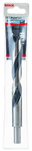 Bosch Professional 1x HSS Spiralbohrer PointTeQ (für Metall, reduzierter Schaft, 18 x 130 x 191 mm, Zubehör Bohrschrauber)
