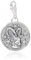 Thomas Sabo Damen Herren-Charm-Anhänger Sternzeichen Steinbock Charm Club 925 Sterling Silber 1649-643-21
