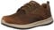 Skechers Delson Antigo, Zapatos Oxford Hombre, Dark Brown Leather, 42 EU