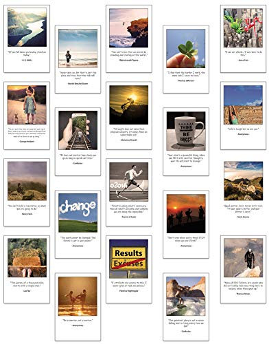 Inspirational and Motivational Postcards - Set of 20 Postcards. 20 Different Motivational and Inspirational Quotes