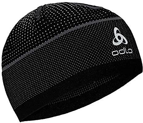 Odlo Unisex Mütze VELOCITY CERAMIWARM, black - odlo steel grey, -