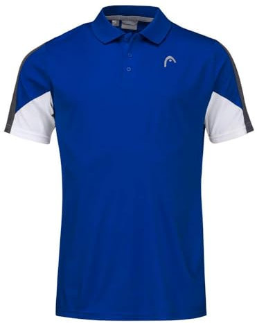 HEAD Herren Club 22 Tech Polo Men, Blau, Blusen & T-Shirts, Blau, L EU