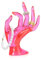 Flexzion Handschmuckhalter, weibliche Schaufensterpuppe, Handhalter für Armband, Uhr, Handringhalter für Schmuck, Mannequin-Armform, Handständer, Polyresin-Handpuppe, Schwarz